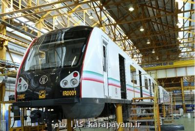 قطار ملی مترو با انجام آزمون های سرعت آماده مسافرگیری می شود