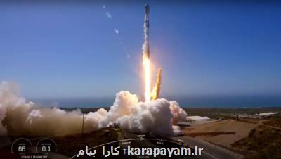 اسپیس ایکس ۵۳ ماهواره اینترنتی به مدار زمین فرستاد