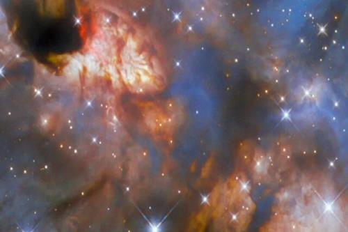 عکس هابل از یک منطقه ستاره ساز بزرگ در کهکشان راه شیری