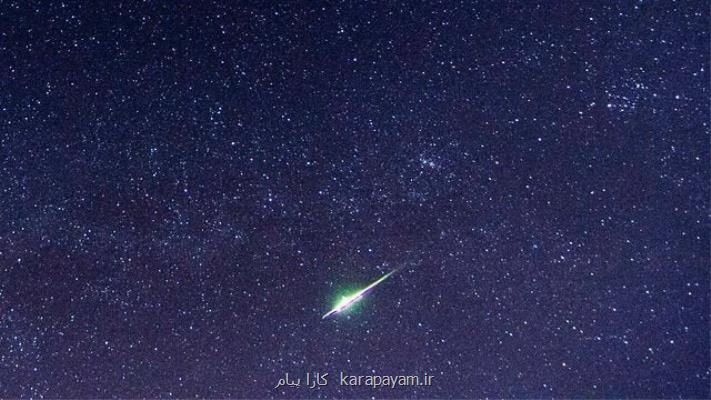 انفجار شهاب سنگ در دل راه شیری