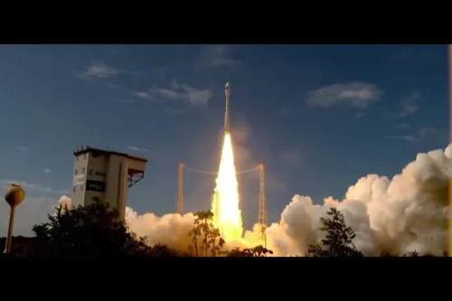 موشک اروپا ماهواره کره جنوبی را به مدار زمین برد